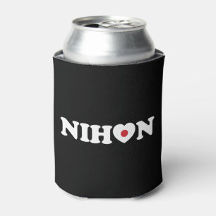 Porta-lata Nihon Love Heart Flag Can Cooler