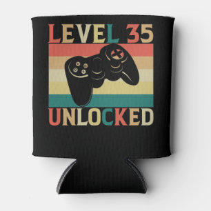 Porta-lata Nível 35 Vídeo Gamer 35º Aniversário desbloque