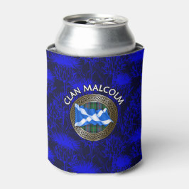 Porta-lata Nó e Bandeira do Tartan do Clã Malcolm