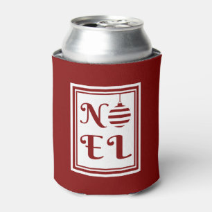Porta-lata Noel Natal Red E White Personalize