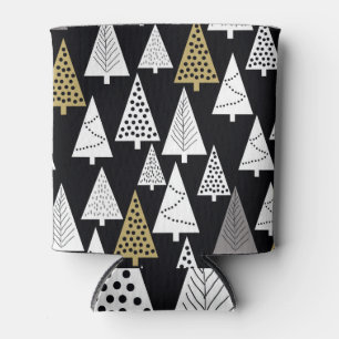 Porta-lata Noites de inverno: Árvores de Prata Dourada.