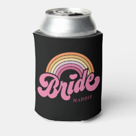 Porta-lata Noiva Arco-íris Retro Personalizado Can Cooler