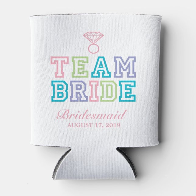 Porta-lata Noiva da Equipe | Casamento (Frente)