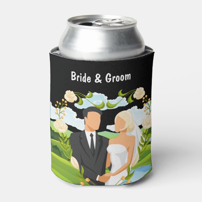 Porta-lata Noiva e Casamento de noiva (Can Front)