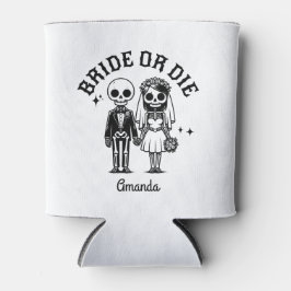 Porta-lata noiva ou morrer nome personalizado