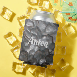 Porta-lata Nome "Anton" Em Meteorite Rock, Can Cooler