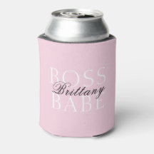 Nome Boss Babe Typografia Rosa