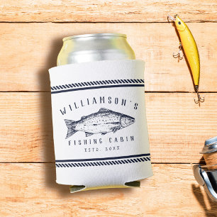 Porta-lata Nome da família Cabina de pesca Marinho azul mínim