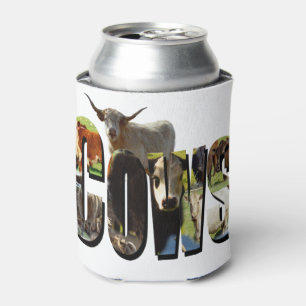 Porta-lata Nome Da Vaca Logotipo De Imagem Com Vacas,
