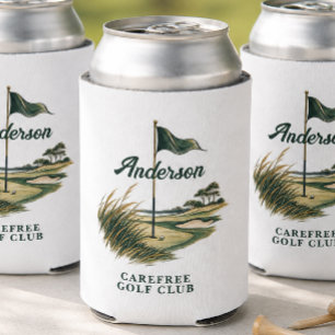Porta-lata Nome do Clube de Campo de Golfe Clássico