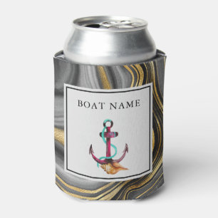 Porta-lata Nome do Geode e Barco do Ancorador da Dourada e da