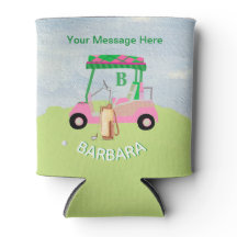 Nome do Monograma da Mensagem do Carrinho de Golf