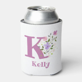 Porta-lata Nome Kelly com um Design Floral