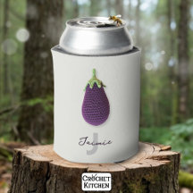 Nome Mínimo de Crochet Mínimo Roxo Divertido