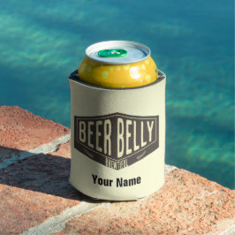 Porta-lata Nome Personalizado Belly Brely Bottle Cooler