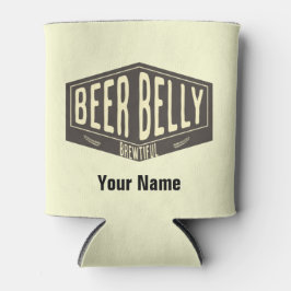 Porta-lata Nome Personalizado Belly Brely Bottle Cooler
