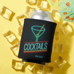 Porta-lata Nome personalizado COCTAILS