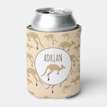 Nome Personalizado de Padrão de Kangaroo Australia