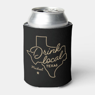 Porta-lata Nome Personalizado do Texas Dinheiro Local