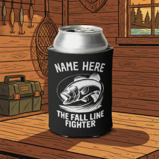 Porta-lata Nome Personalizado Fall Line Bass