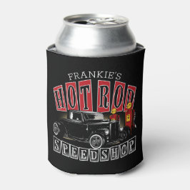 Porta-lata Nome Personalizado Garagem de Estação de Gás Compr