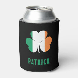 Porta-lata Nome Personalizado Irlanda Celta Trevo Bandeira Ir
