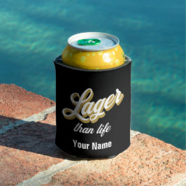 Porta-lata Nome Personalizado Lager que Beer Bottle Cooler