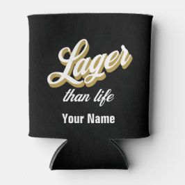 Porta-lata Nome Personalizado Lager que Beer Bottle Cooler