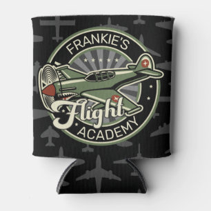 Porta-lata NOME Personalizado Plano de Guerra Militar da 2ª G