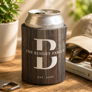 Porta-lata Nome Russo Personalizado Nome da Família Monogram