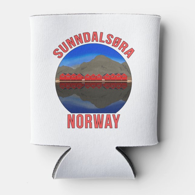Porta-lata Noruega Sunndalsøra Viagem Norueguês (Frente)