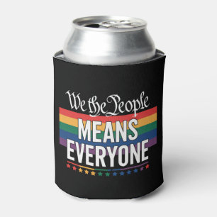 Porta-lata Nós O Povo Significa Todos EUA Constituição LGBT