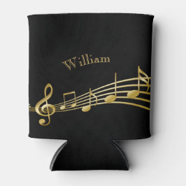 Porta-lata Notas de música nome de ouro preto
