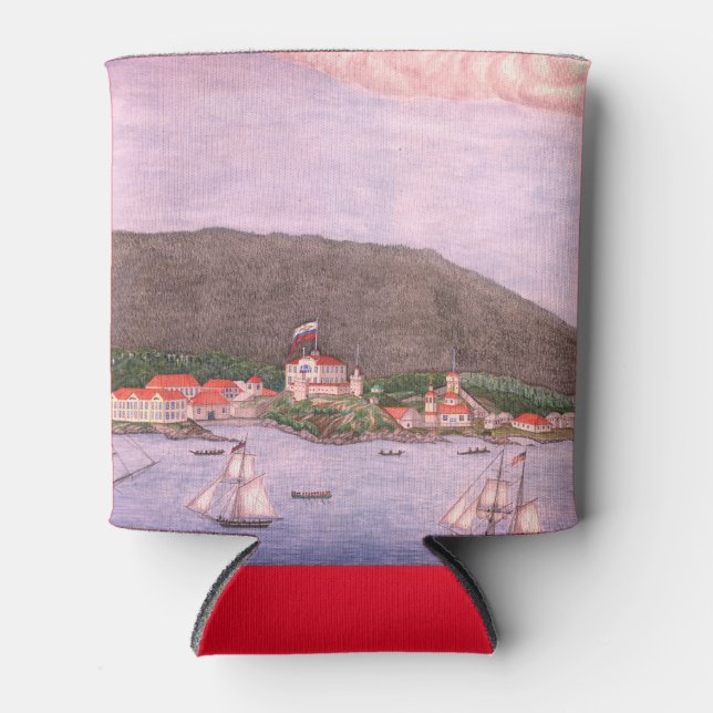 Porta-lata Nova Arcanjo, pintura Rússia (Sitka) (Frente)