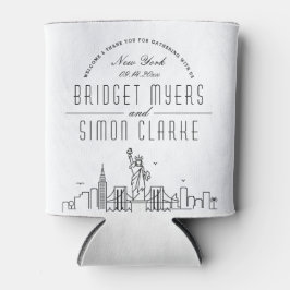 Porta-lata Nova Iorque Estilizada | Casamento pode resfriar