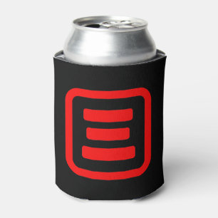 Porta-lata Número Japonês Três 三 【San】 Kanji
