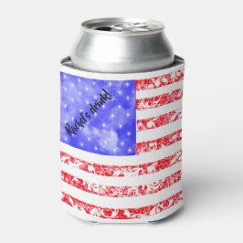 Porta-lata Nuvens e bandeira de cadarço