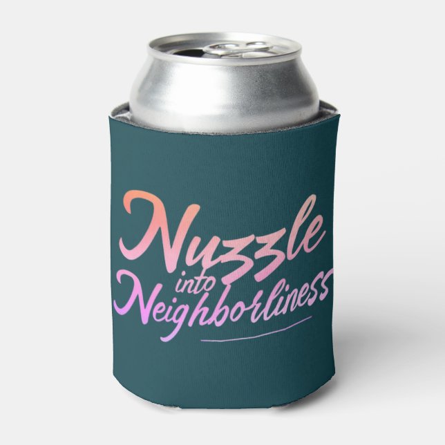 Porta-lata Nuzzle em Neighborliness Cooler (Can Front)