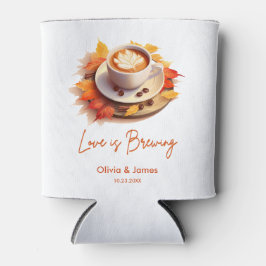 Porta-lata O Amor de Outono Está Sendo Preparado Chá de Noiva