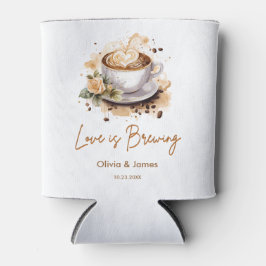 Porta-lata O amor é o casamento do Chá de panela de café cast