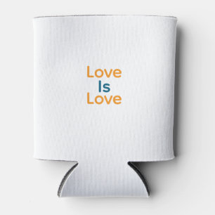 Porta-lata O amor é o gay do orgulho cor azul laranja do LGBT