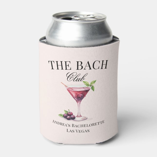 Porta-lata O Bach Cherry Cocktail Luxury Social Club (Can Front)