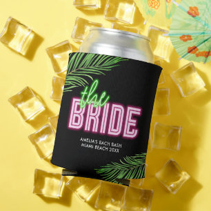 Porta-lata O Bach Tropical Verde-Rosa