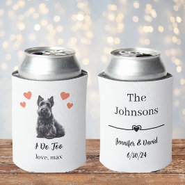 Porta-lata O Casamento Terrier Pet Da Escócia Personalizado P