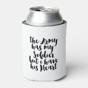 Porta-lata O Exército Tem O Meu Soldado, Mas Tenho O Coração