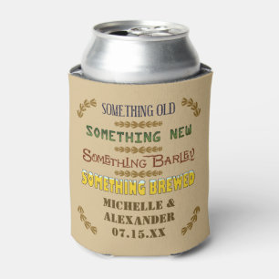 Porta-lata O favor do casamento algo fabricou cerveja a