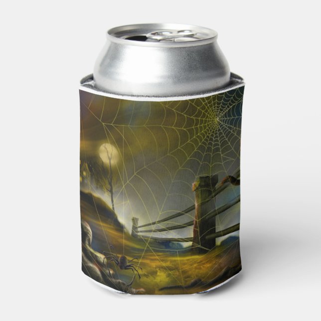 Porta-lata O Halloween Pode Refrigerir/Assombrar Cena (Can Front)