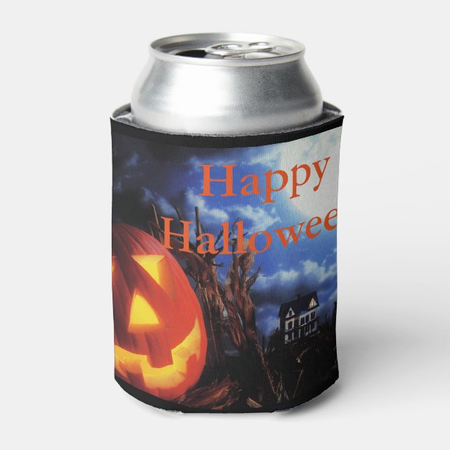 Porta-lata O Halloween Pode Refrigerir/Assombrar Cena (Can Front)