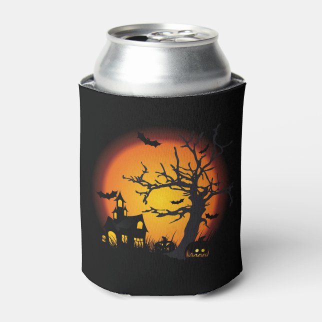 Porta-lata O Halloween Pode Refrigerir/Assombrar Cena (Can Front)