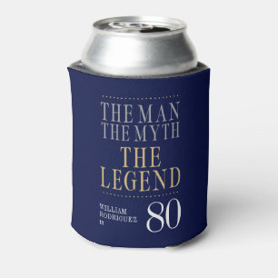 Porta-lata O Homem O Mito A Lenda 80º Aniversário